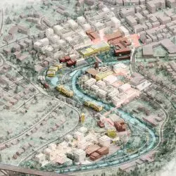 projekt konkursowy IBA Stuttgart 2027: Backnang West