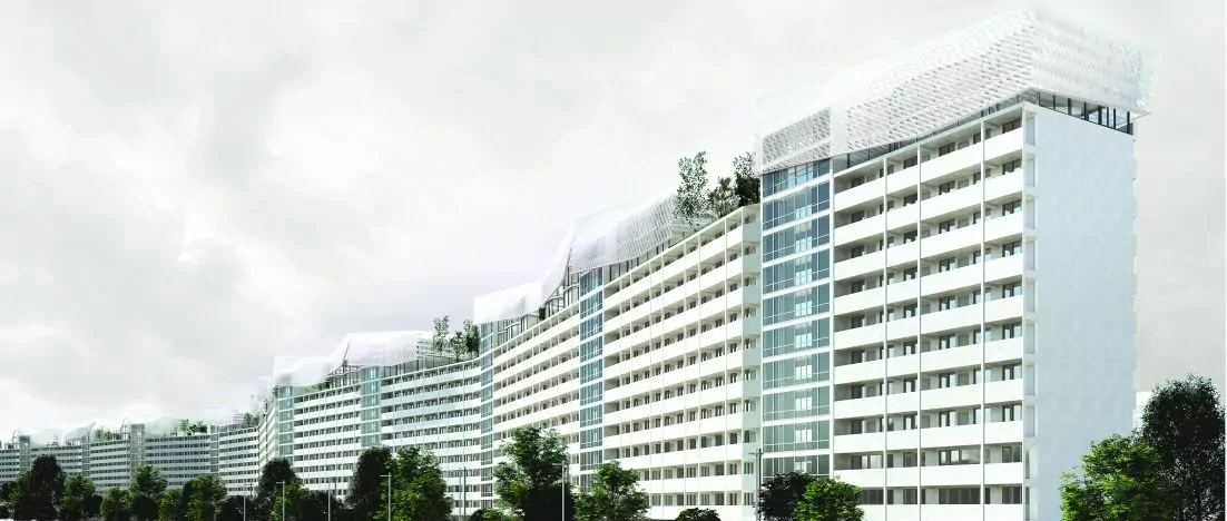 Projekt mieszkań na dachu gdańskiego Falowca. Nowa spojrzenie na modernistyczną architekturę