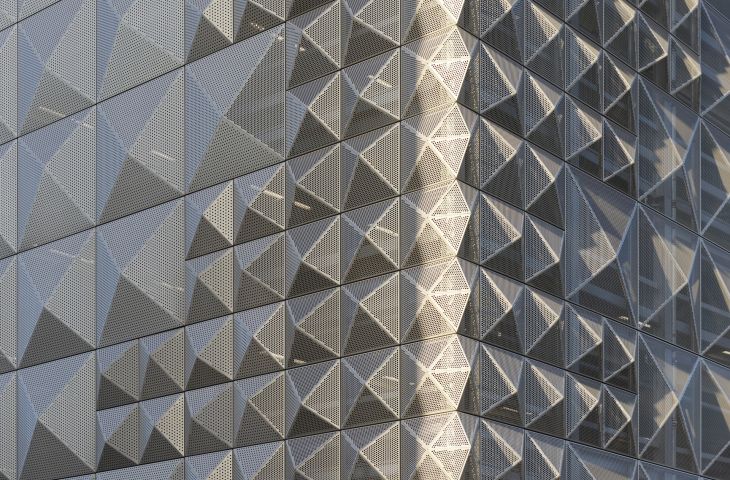 A city full of emotions – building facades made of perforated metal sheets
