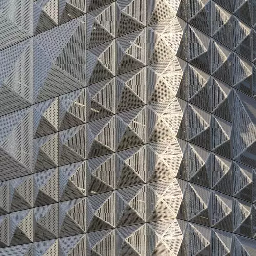 A city full of emotions – building facades made of perforated metal sheets