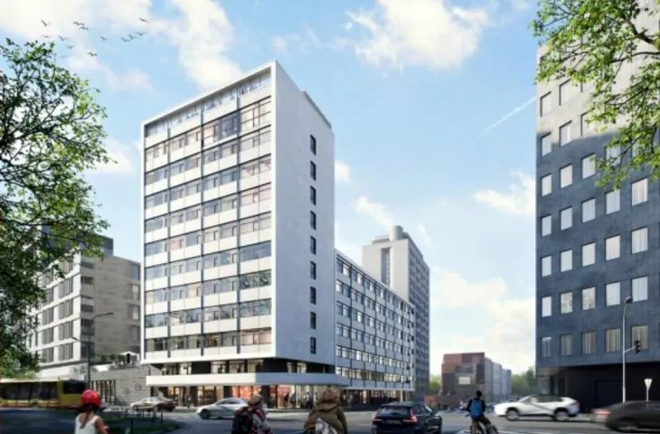 Modernist office building will turn into a dormitory
