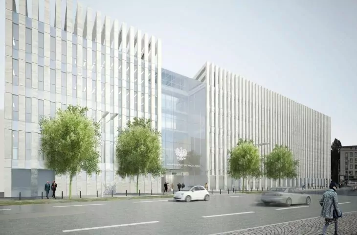Court of Appeal in Wroclaw. The new building will be built 10 years after the competition was announced