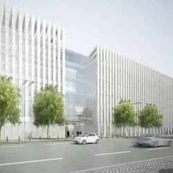 budynek Sądu Apelacyjnego we Wrocławiu, widok od strony ulicy Zielińskiego