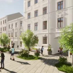 Wizualizacja projektu rewitalizacji rejonu Jabłkowskiego-Podgórze