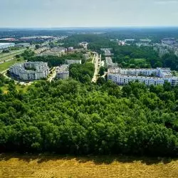 Teren, na którym ma powstać park