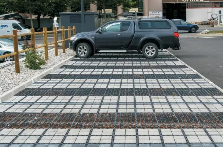 Durable yet permeable paving from GalaProdukt