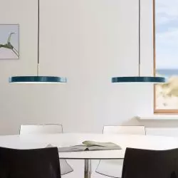 Lampy Asteria w odcieniu petrol
