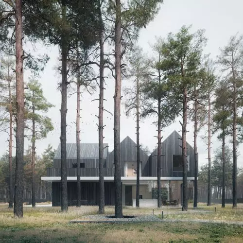 Między architekturą a przyrodą. Dom pod Warszawą projektu pracowni 89°