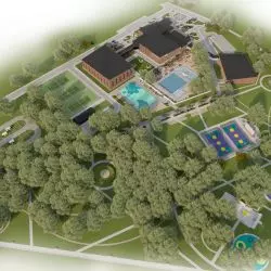 Dzielnicowe Centrum Sportu i Rekreacji „Krakowianka” w Krakowie (wizualizacja)