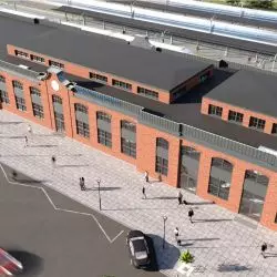 Wizualizacja budynku dworca kolejowego w Siedlcach po modernizacji