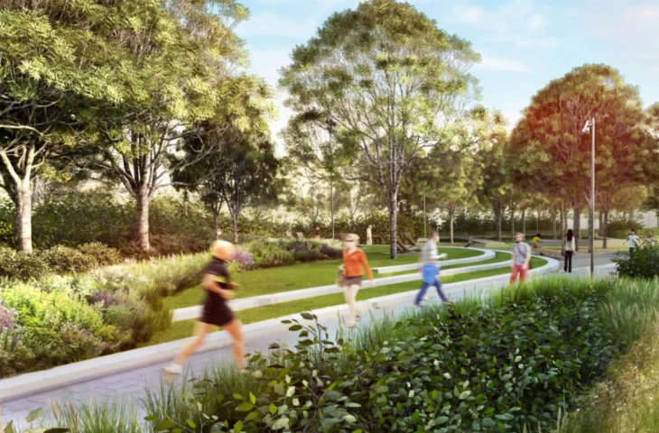 W Warszawie powstanie nowy park na Służewcu! ZZW przedstawił wstępne plany Parku Linearnego Suwak