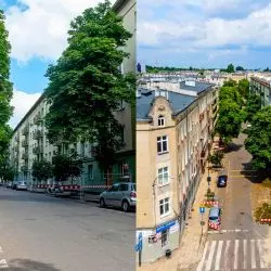Odcinek ul. 28 Pułku Strzelców Kaniowskich objęty przebudową