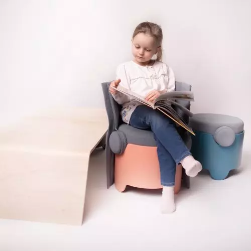Learning or playing? SPILO modular furniture for preschoolers