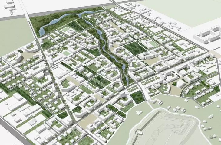 Warsaw neighborhood in harmony with nature. Energy lab project