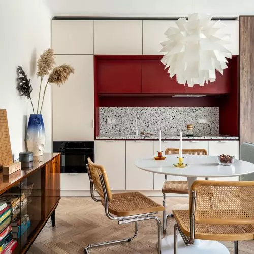 Modernism all over again. Warsaw apartment inspired by Le Corbusier's design