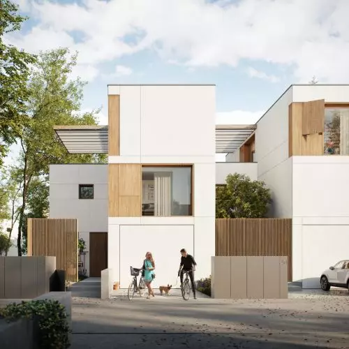 Nova Królikarnia. An intimate estate in Warsaw's Mokotów district.