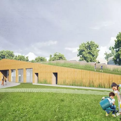 An Environmental Education Center will be built in Młociny. This is an example of an idea and construction in the service of the environment