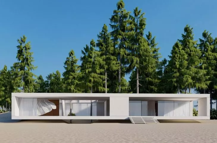 Holiday home on the beach. Sand House overlooking the Baltic Sea