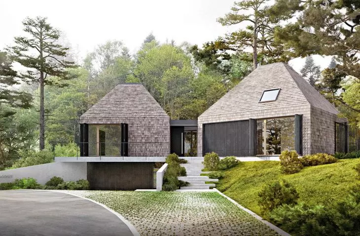 House by the Rock. Dom w Karkonoszach projektu Stoprocent Architekci