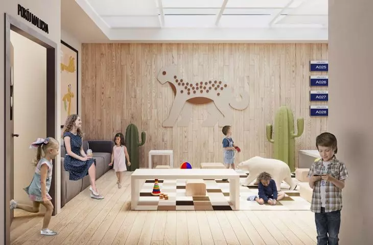Przestrzeń bez wykluczeń. Modernizacja izby przyjęć i holu rejestracji w Centrum Zdrowia Dziecka