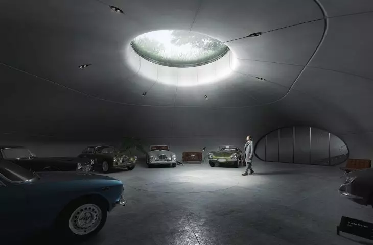 A space like from James Bond movies. A private museum of vintage Aston Martin cars is being built in Warsaw
