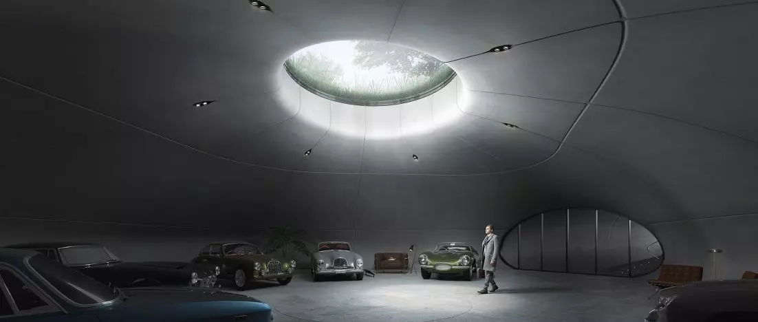 A space like from James Bond movies. A private museum of vintage Aston Martin cars is being built in Warsaw