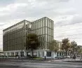 Wizualizacja biurowca H6 na terenie MTP przy ul. Grunwaldzkiej w Poznaniu, proj. CDF Architekci, © CDF Architekci