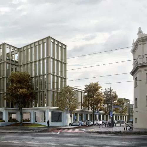 Trade fair razor blades - new MTP office building opens to Poznań