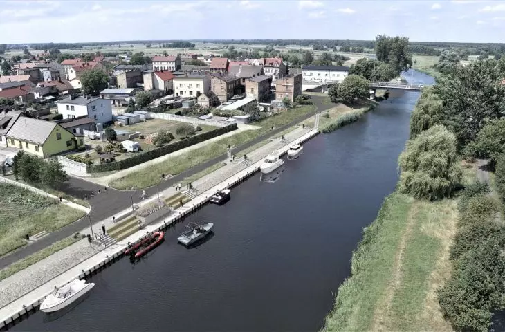 The boulevards of the Nothern River - another public space in Wieluń