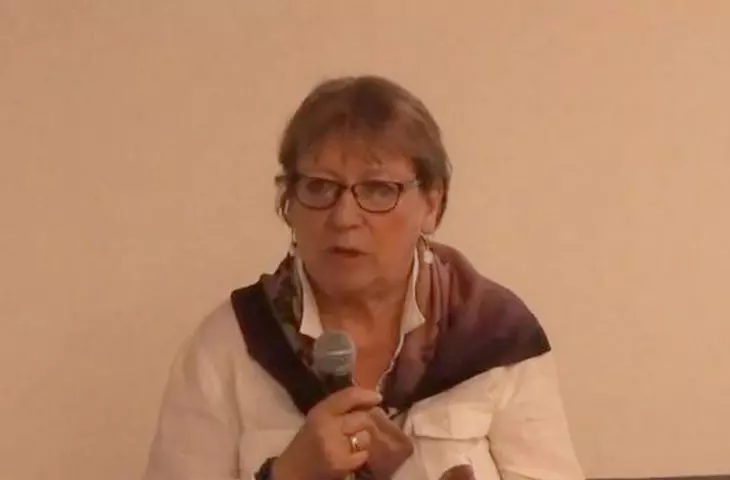 Irena Bajerska podczas jednego z wykładów MAK Mistrzowie Architektury Krajobrazu