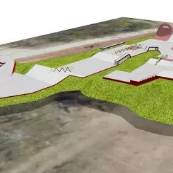 Projekt skateparku i pumptracka w Kielcach