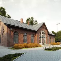 Wizualizacja dworca w Sochaczewie po modernizacji