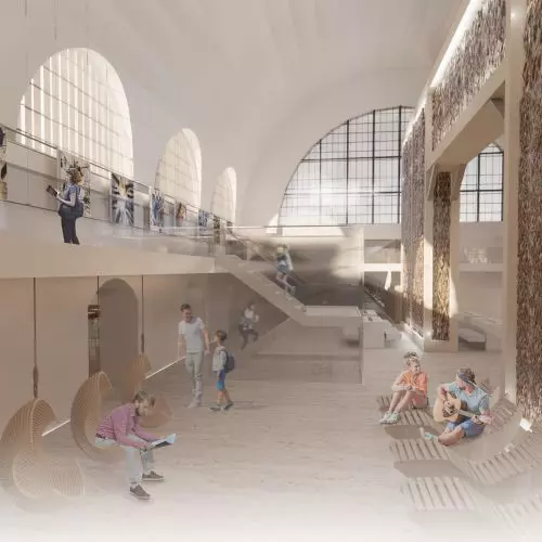Ksenia Makała – „Jododajnia — projekt miejskiej tężni solankowej wewnętrznej z galerią sztuki na antresoli i kawiarnią w Katowicach”