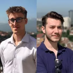 Jacek Czudak i Janusz Polański