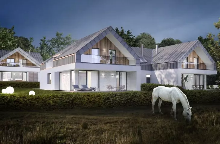 Tymiankowa estate in Lodz. Boutique estate by 3DPROJEKT architecture
