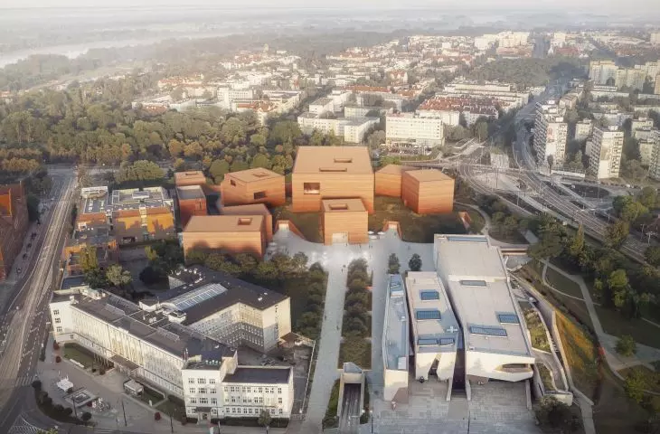 „Wrażliwa interwencja w panoramę miasta”. Projekt ECFC w Toruniu wrocławskiej pracowni P2PA