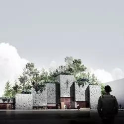 projekt konkursowy kościoła w Sydhavnen