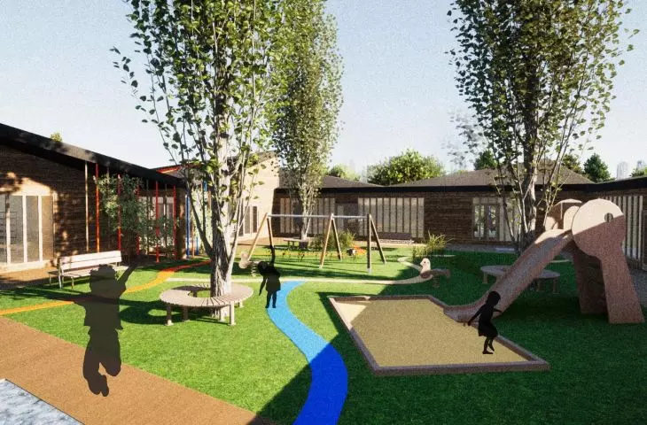 Architecture friendly to the youngest. Design of a kindergarten with a nursery in Nagodzice.