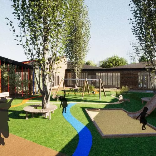 Architecture friendly to the youngest. Design of a kindergarten with a nursery in Nagodzice.