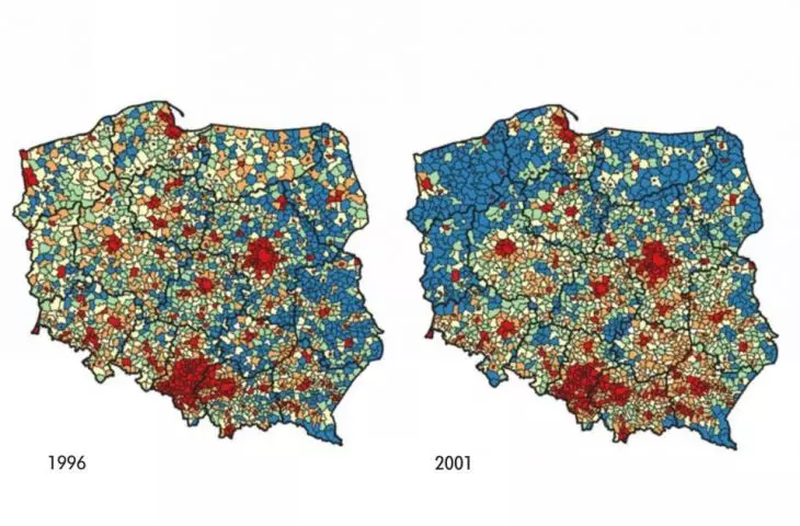 Światła rozlanego miasta – nowe badanie polskiej suburbanizacji