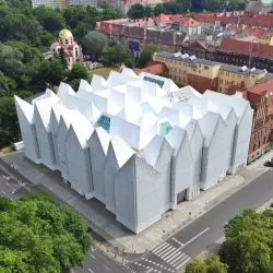 Filharmonia im. Mieczysława Karłowicza w Szczecinie, widok z lotu ptaka
