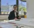 Adriana Hęglewicz w trakcie pracy