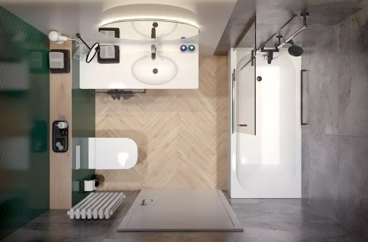 The way to a bathroom from SANPLAST
