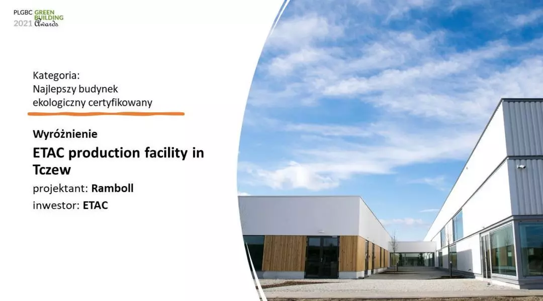 ETAC production facility w Tczewie, proj.: Ramboll