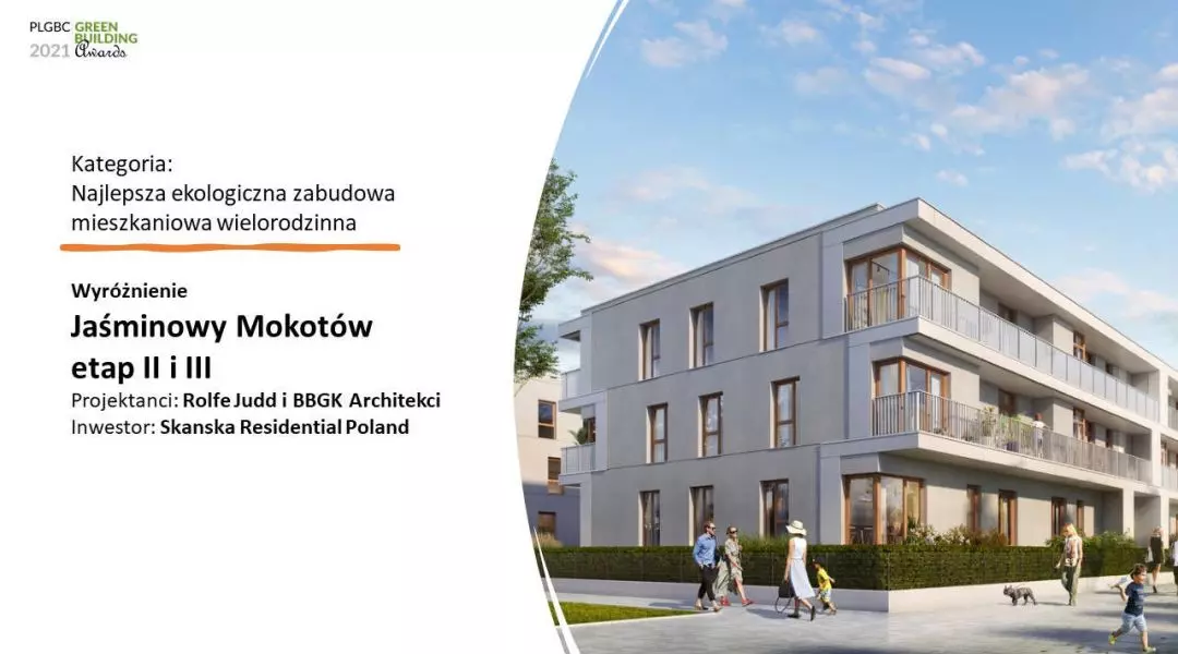 Jaśminowy Mokotów II i III etap, proj.: Rolfe Judd, BBGK Architekci