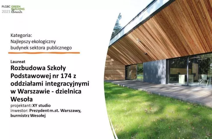 Nagroda w kategorii Najlepszy ekologiczny budynek sektora publicznego