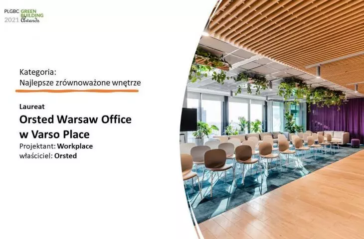 Nagroda w kategorii Najlepsze zrównoważone wnętrze