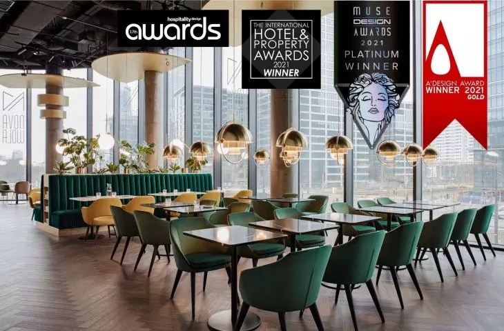 An avalanche of awards for Tremend for Crowne Plaza Warsaw - The HUB