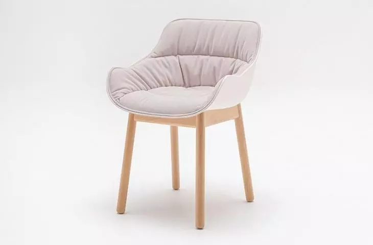 Krzesło Baltic Soft z podstawą drewnianą