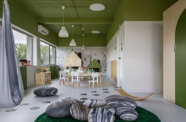 Here you can rock in the clouds. Kindergarten in Wilanow project by Mum Studio